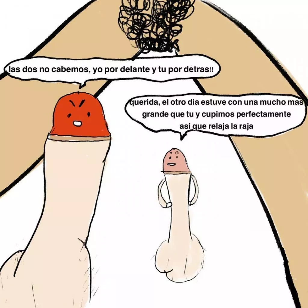 no cabemos los dos